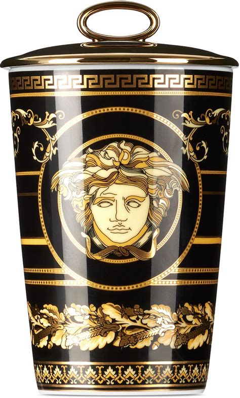 versace rosenthal candle|versace christmas candles.